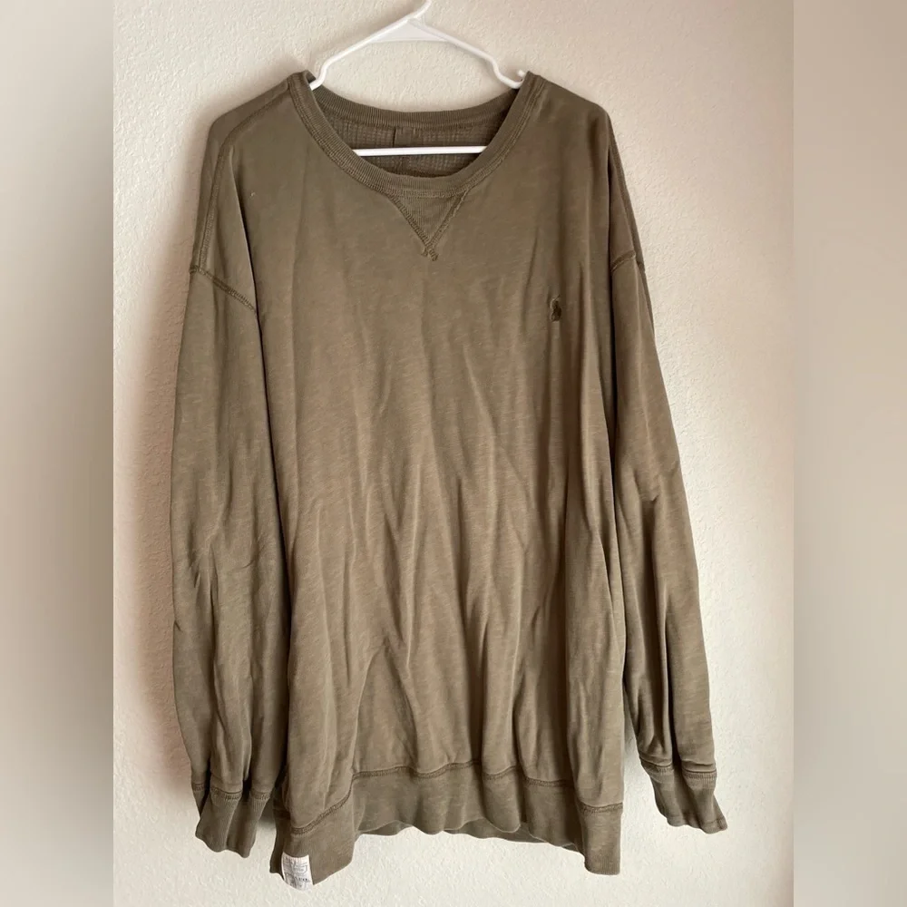 Polo Ralph Lauren Vintage Military Reversible Sweatshirt size XLT